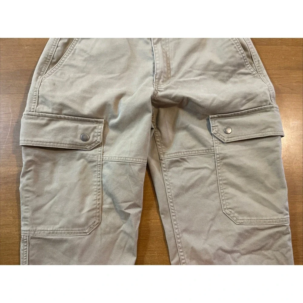 40 Grit Duluth Standard Fit Cargo Pants Men 30x32 Beige Heavy Duty